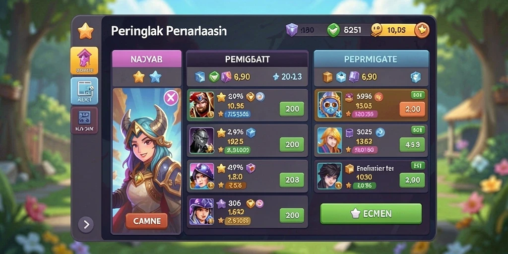 Sistem reward yang menguntungkan bagi semua pemain.