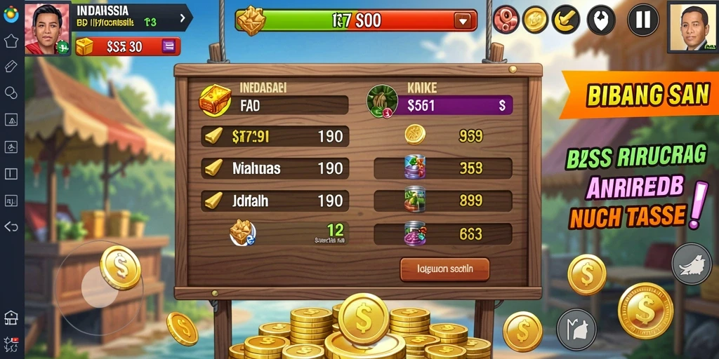 Grafis yang menakjubkan dari dalam game.