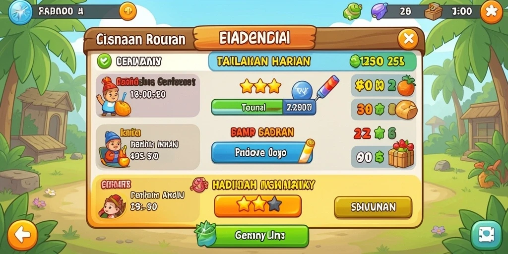 Mode permainan seru dengan teman.