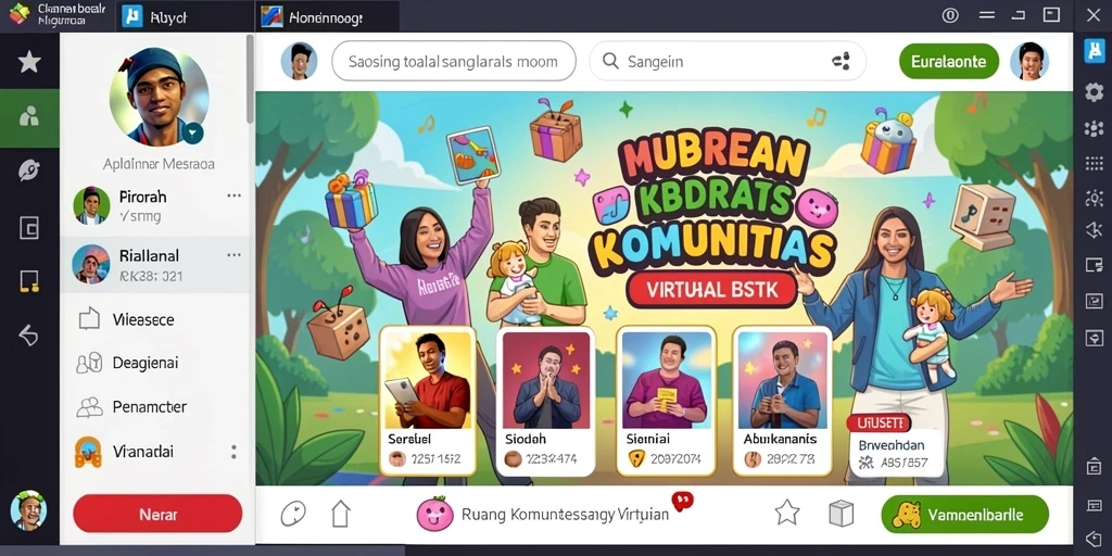 Pemandangan grafis yang memukau saat menjelajah dunia.