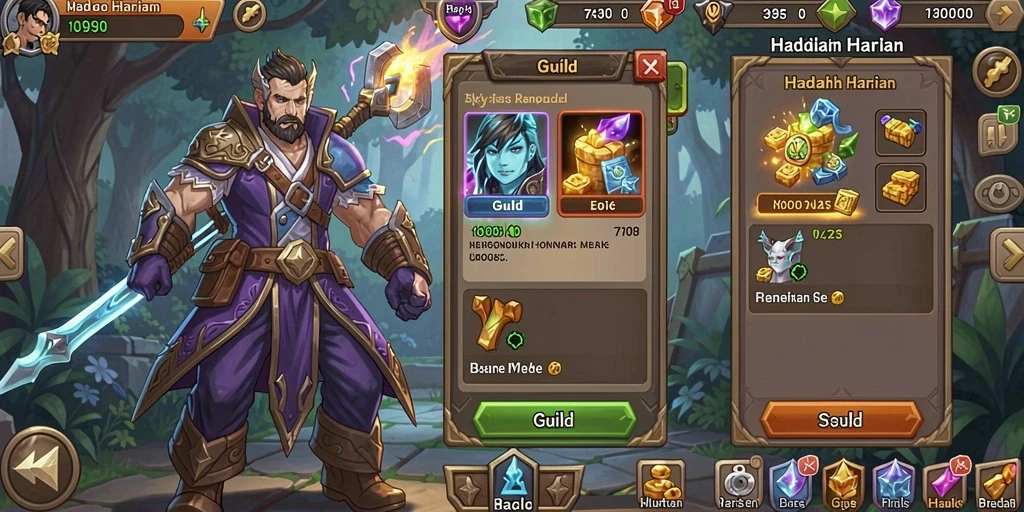 Sistem reward yang memotivasi pemain untuk terus bermain.
